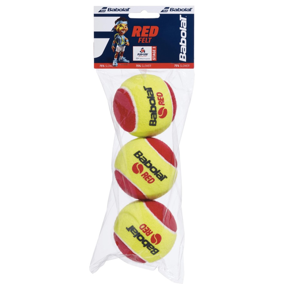 Tennis Babolat Balles D'Entrainements | Red Felt X3