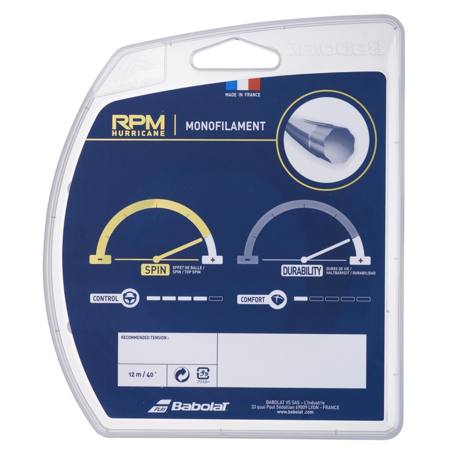 Tennis Babolat Monofilament | Rpm Hurricane 12M